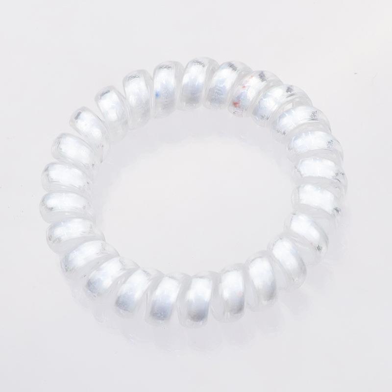 Modă Coreeană Elastice de Păr Spirale Simple Culoare Solidă Inele de Păr Tip Coil Pentru Femei Suport Coadă de Cal Bandă Elastică de Păr Accesorii de Păr