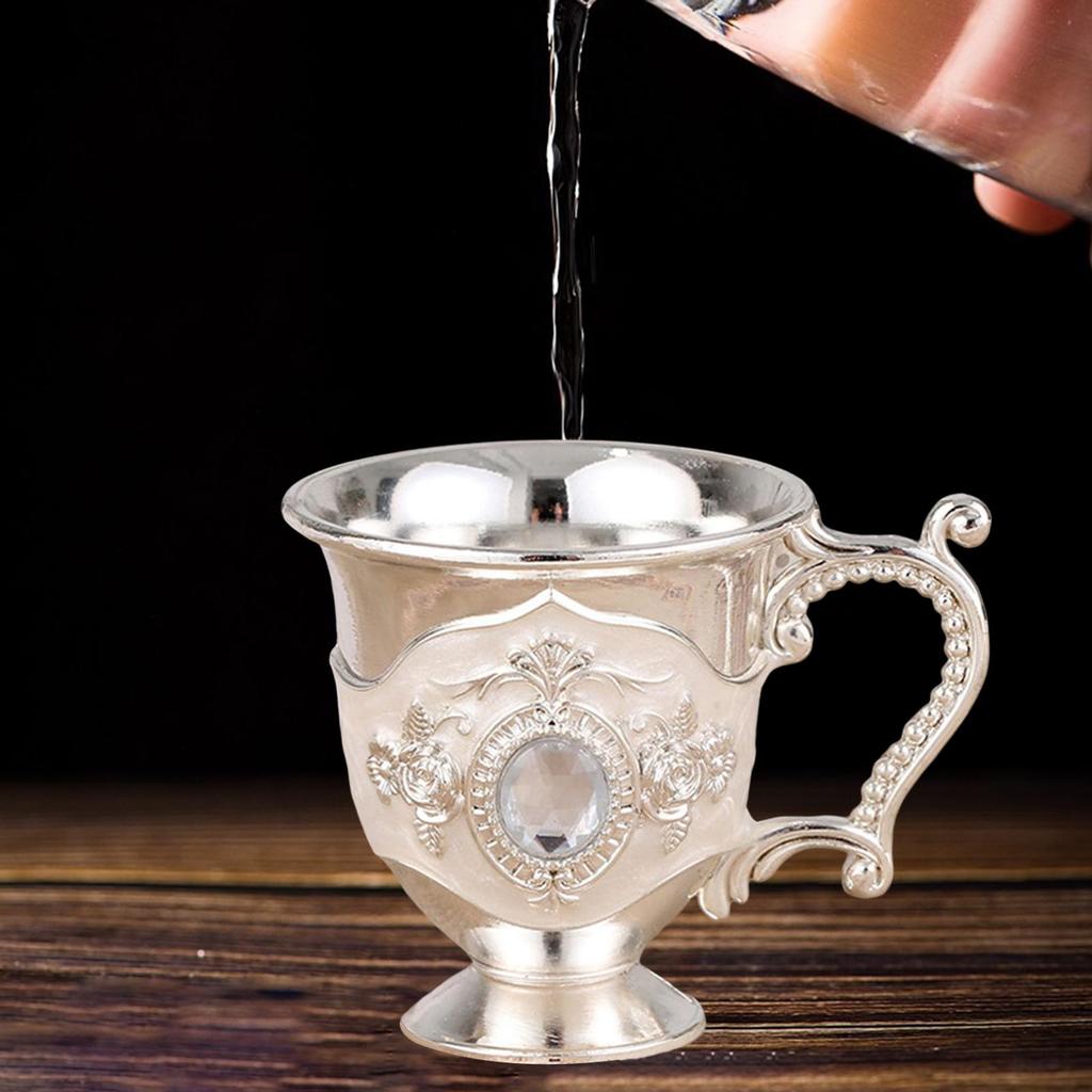 Glasses Classical Retro Drinkware Goblet for Wedding Home Use