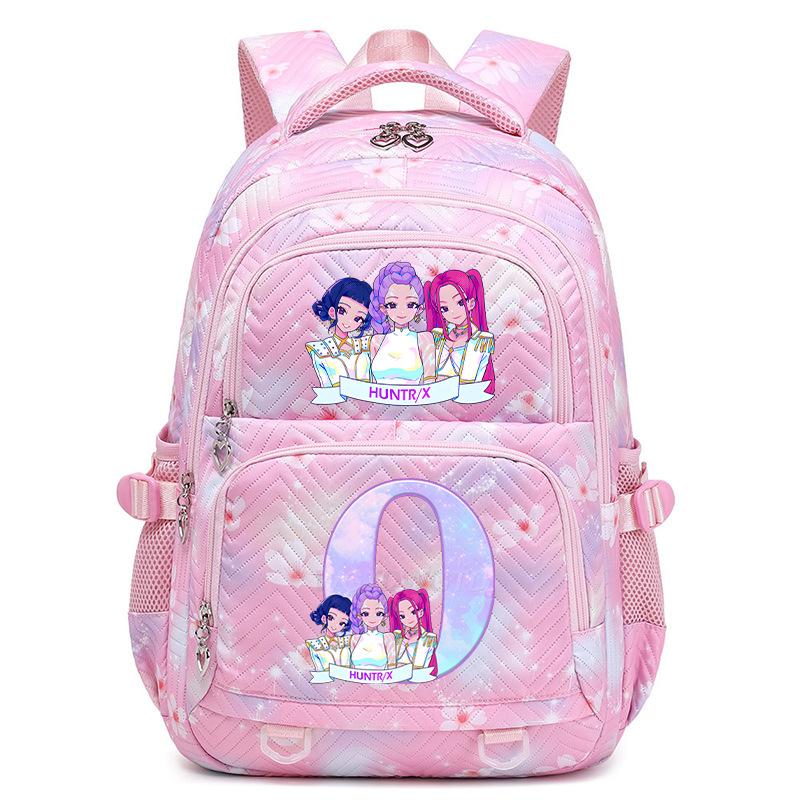 Kpop Anime Aufdruck 26 Buchstaben Rucksack Große Kapazität Mittelschüler Lässige Schultasche