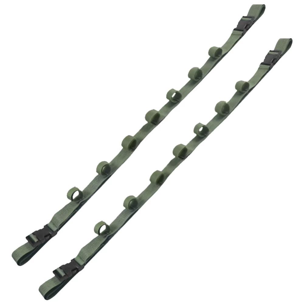 2Pcs 7 Rod Capacity Car Fishing Rod Holder Adjustable Vehicle Fishing Rod Strap  Rear Seats