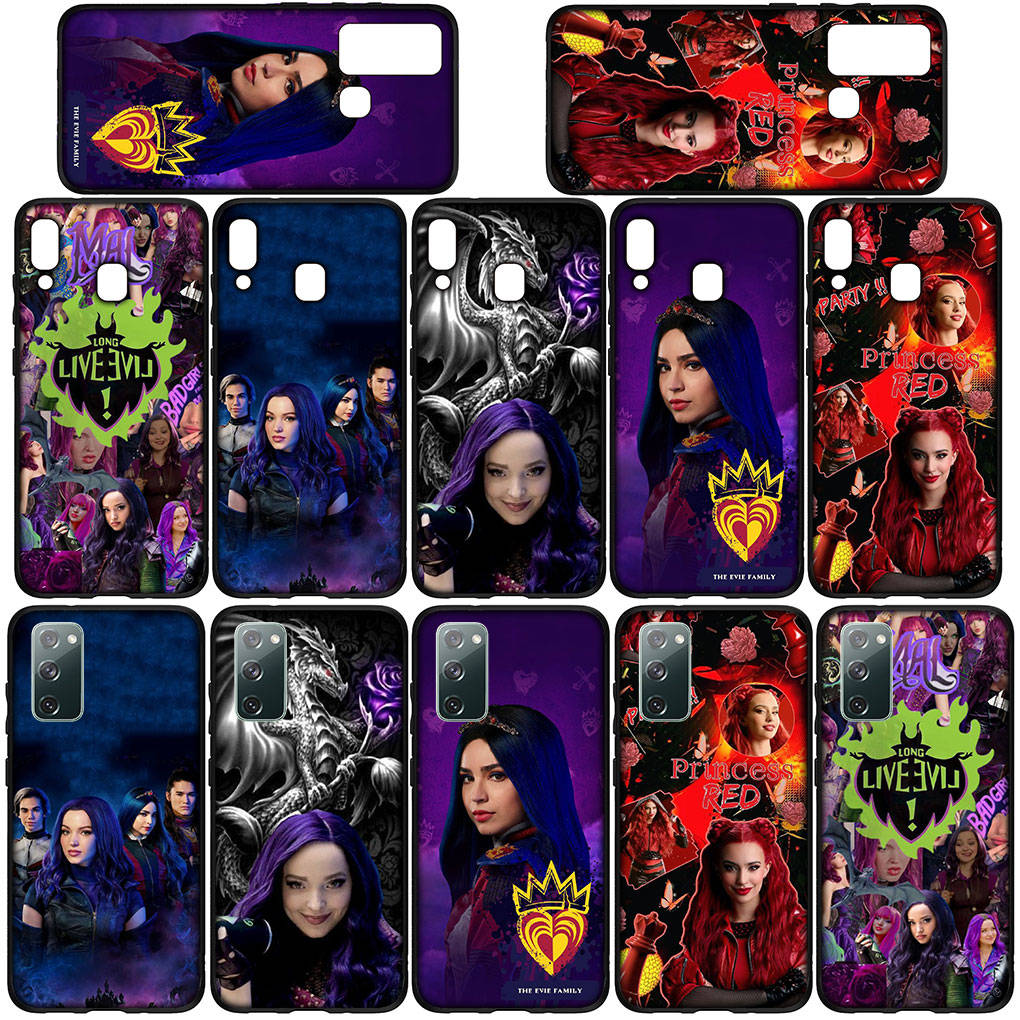for Samsung Galaxy S24 S23 iPhone 16 15 14 Xiaomi Redmi Note 13 12 11 10 8 Plus 9 Pro Max X XR A16 A06Phone Case Anime Descendants OPPO Huawei Cover