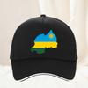 Rwanda Map Flag Baseball Cap Cool Summer Unisex Versatile Outdoor Sun Protection Hats Adjustable Snapback Hat Gorras