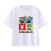 226 Super Mario Bros ShortSleeved  Kids TShirt 100 Cotton Game Accessories for Girls Suitable for Students Boys Clothes