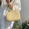 Korean Women's Bag  Versatile Hand-held Small Square Bag  Cute Small Bag  Casual One-shoulder Cross-slide Bag