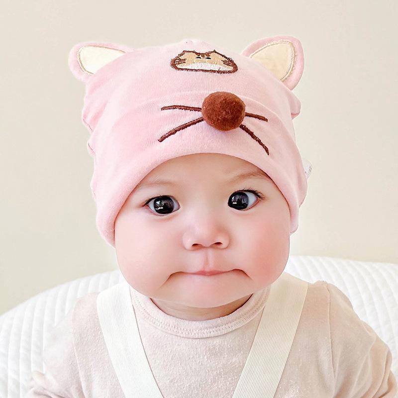 Katu Bear Infant Cotton Pullover Hat for 3-12 Months - Spring/Autumn Boys & Girls