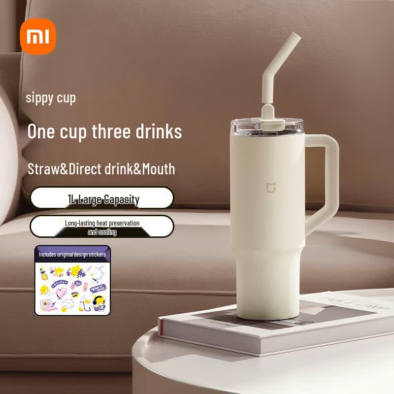Xiaomi 1L 316L Stainless Steel Insulated Straw Tumbler