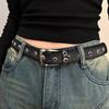 Womens 2.6cm Wide Denim Waist Belt Premium Quality Wear Resistant Long Lasting Pin Buckle Belt for Daily Wear