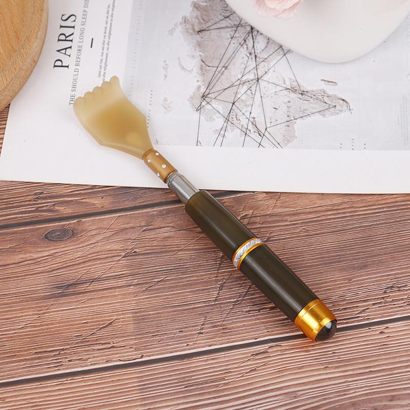 

Выдвижной магнитный шариковый скребок для спины с магнитом, телескопический царапатель для спины, массажер, скребок для спины зелёный