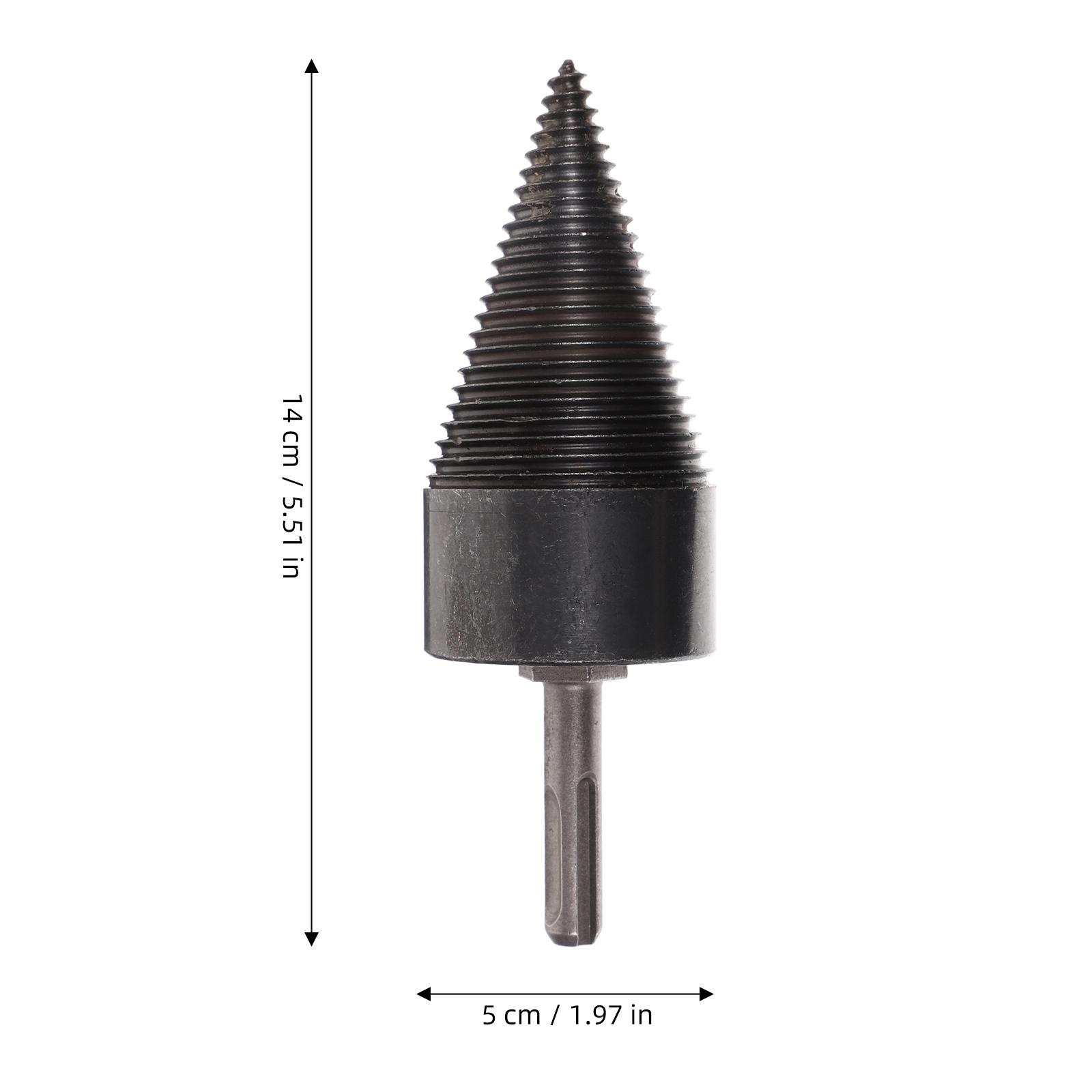 

Wearresistant Firewood Drill Bit Splitter High Efficiency Oak Walnut Hickory Sycamore Firewood Drill Bit Wood Splitter