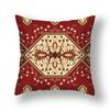 New Persian Carpet Pillowcase Holiday Decorative Pillow Short Plush Cartoon Print Sofa Pillow