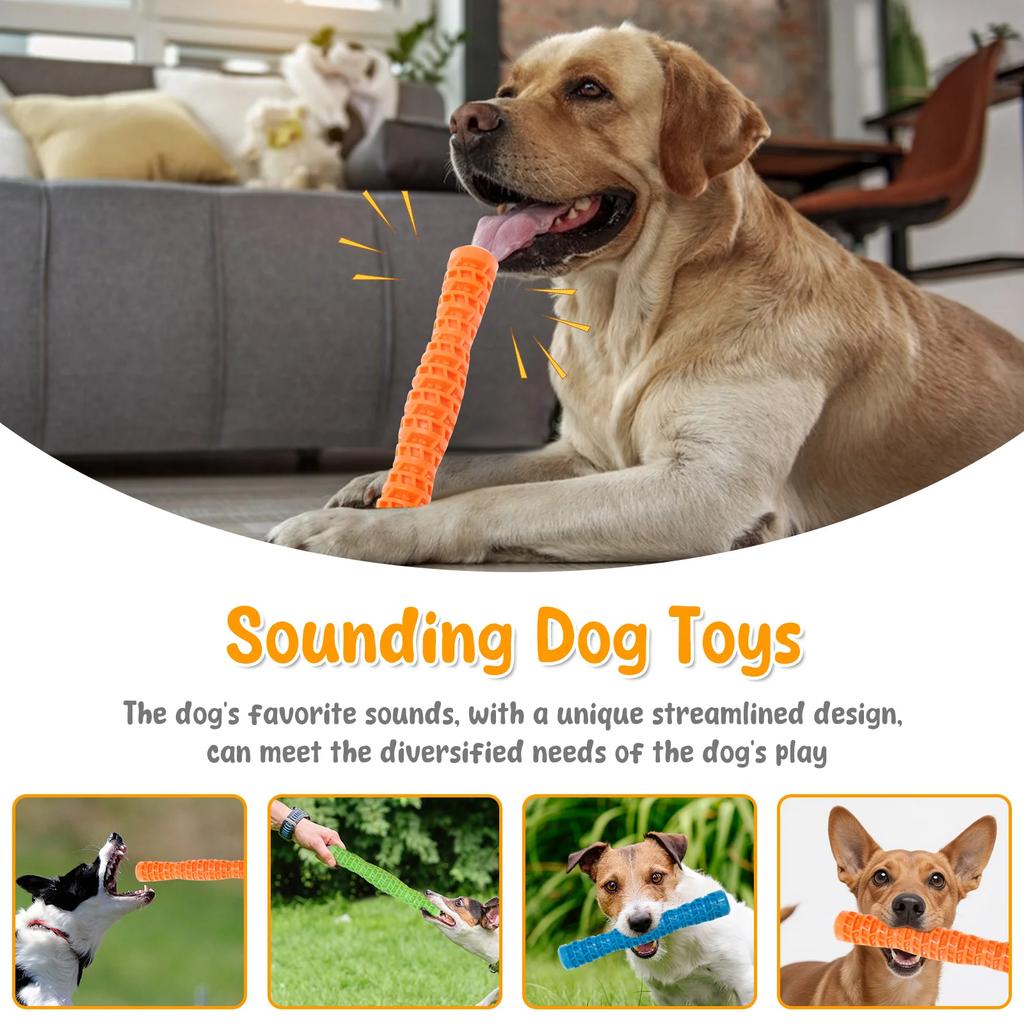 3Pcs Pets Dog Toys Interactive Training Squeaky Toy Durable Aggressive Chewers Toys for Dog Puppy Dog Stuff Dogs Accessories