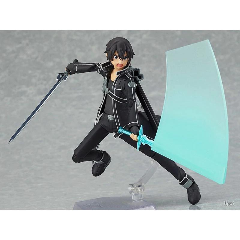 Figur Anime Sword Art Online Kirigaya Kazuto Yuuki Asuna Stehend Abnehmbares Modell PVC Peripherie Desktop Sammlung Ornamente
