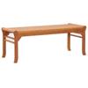 Day and Night - Day and Night 2-seater Garden Bench In Solid Eucalyptus Wood 120 Cm