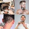 Hatteker Cordless Electric Hair Trimmer LED Beard Trimmer Grooming Set for and Professional Clipper/Trimmer/Hair - Rechargeable, Washable, Light,
