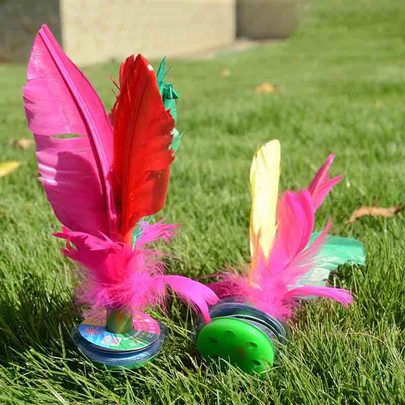 Leiying Tävlingsfjäder Jianzi Shuttlecock Set