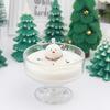 Scented Paraffin Candle Fresh Christmas Decor Candle Melted Snowman Candle Paraffin For Living Room Christmas Events Tabletops