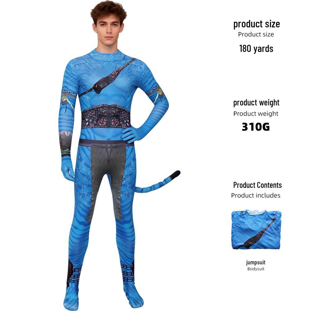 Avatar 3: Cesta vody Dospělý Kamuflážní Cosplay Kombinéza Kostým