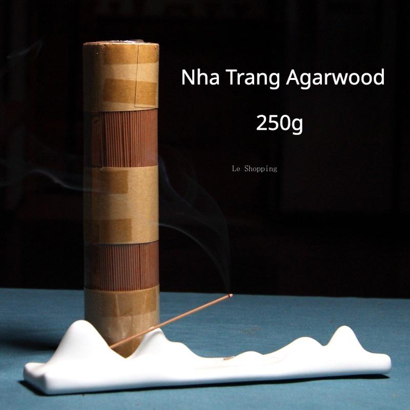 

Natural Stick Incense Boutique Hainan Worm Leak Nha Trang Agarwood Family Indoor for Buddha Purify Air Soothes Spirit Help Sleep Hainan Worm Leak