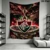 Fluminense Wall Tapestry Aesthetic Wall Hanging Printed Fabric Blanket Decorative Tapestries for Bedroom Living Room Home Decor
