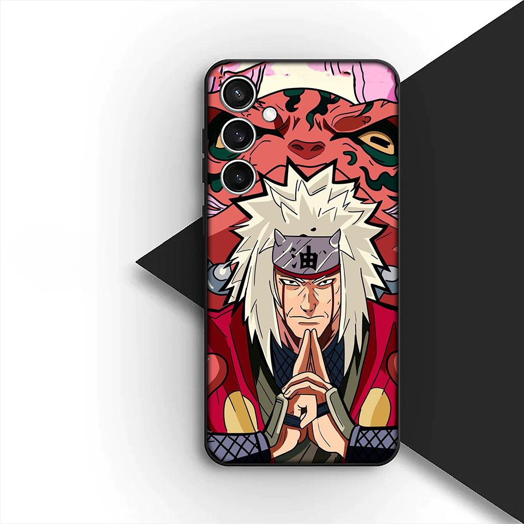Jiraiya Narutos Uchiha Sasuke Phone Cover Soft Case for Samsung Galaxy S25 S24 S23 FE Ultra Plus S7 Edge S25+ S23+ A56 5G Casing