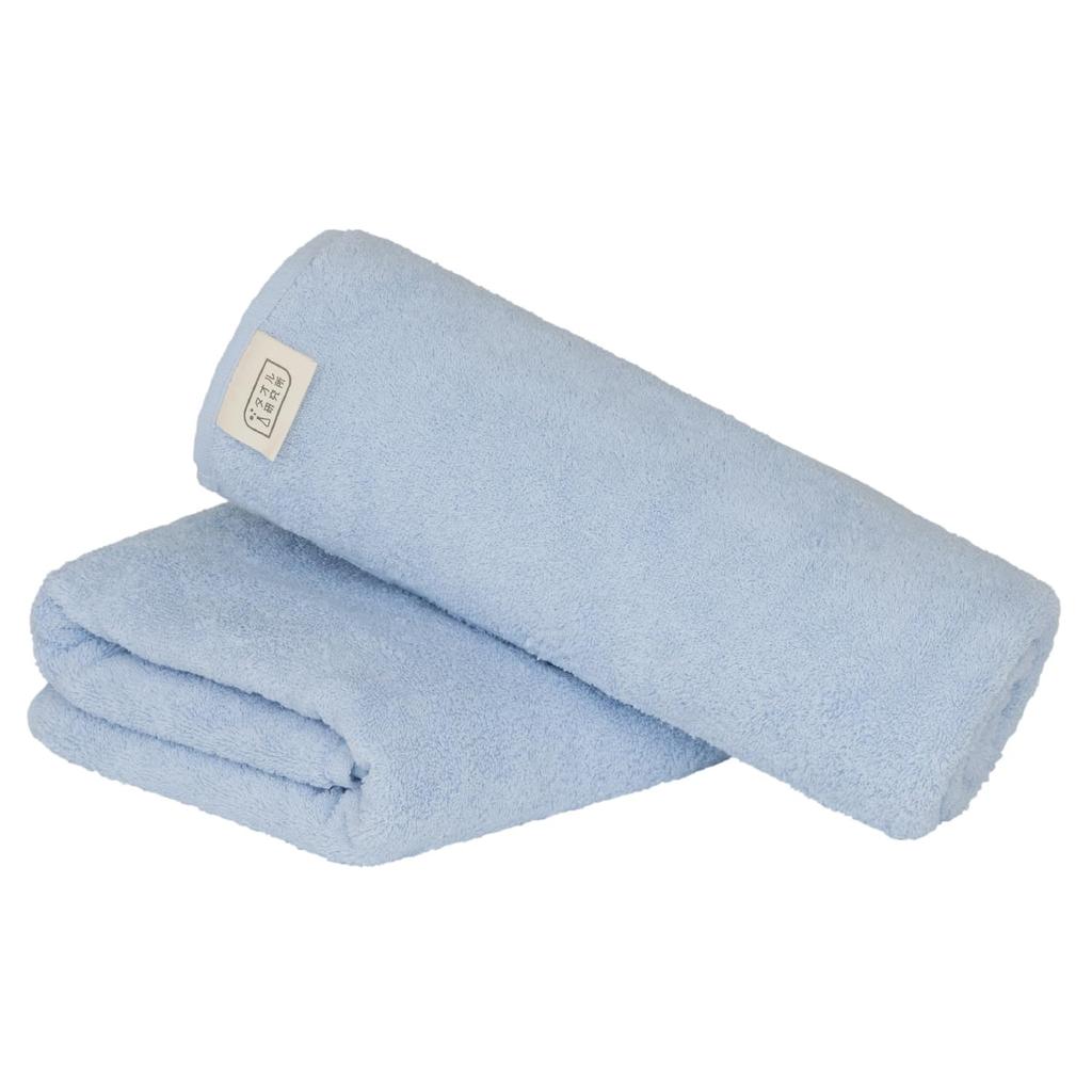 Towel Laboratory Bath Pearl Set of Standard Medium Low Fast JapanTechnology [Everyday Simple] #001 Towels, Blue, 2, Type, Weight, Lint, Absorbency,