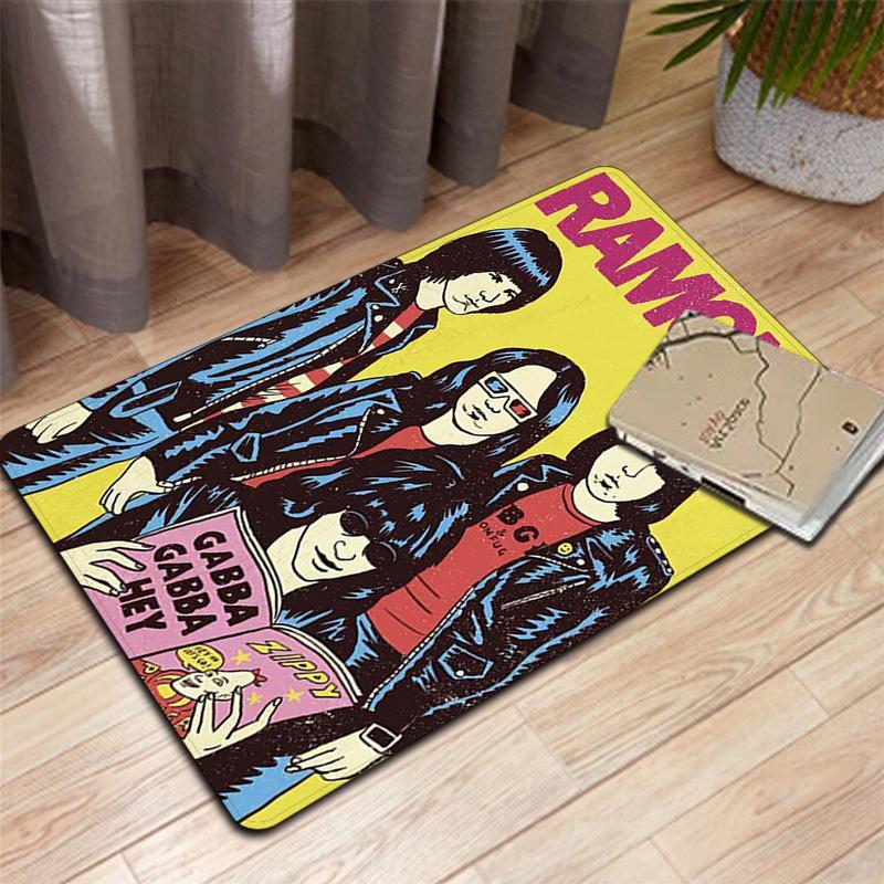 Ramones: Strange Talk Rug Floor Mat for Living Room or Bedroom Soft and Comfortable Carpet a Gift for Birthday and Holiday.ZFF0913076