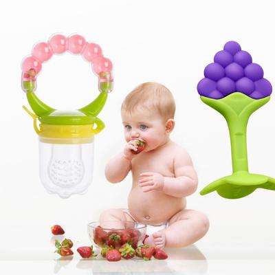 Baby Play & Teething Combo – Rattle Toy & Soft Silicone Teether (Pack of 2)