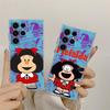 Mafalda Disney Transparent Case For Samsung Galaxy S26 S25 Ultra S24 S22 S26 Plus S20 S23 S21 S25 FE S24 5G Clear Silicone Cover