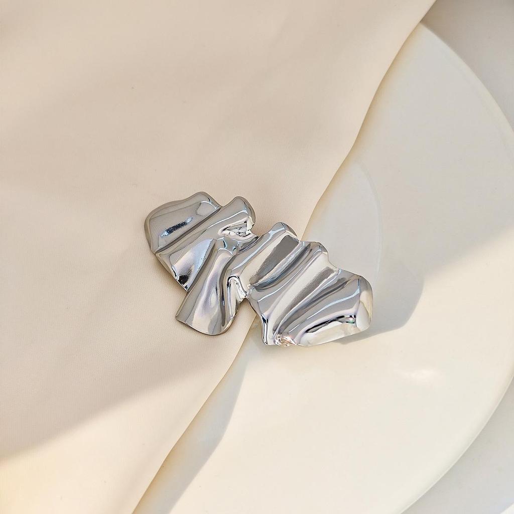 Kreatywna broszka Anioł Słonecznik i Plisowany Orzeł - Pin ze stali nierdzewnej