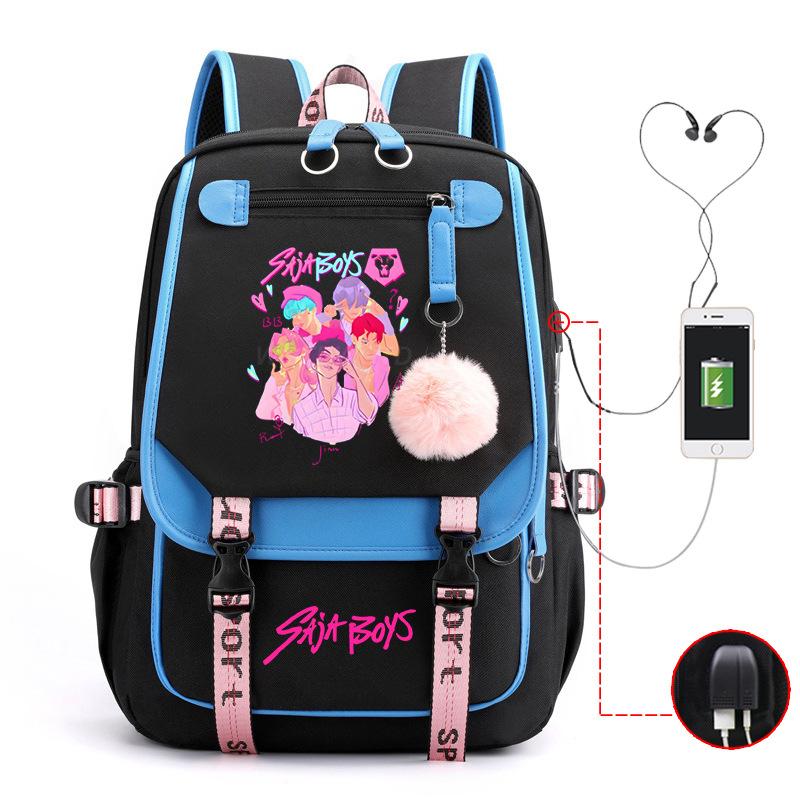 Witch Hunters Peripheral Korean Edition Student School Bag Cross-border College Wind Reduction Large Capacity Ridge Backpack