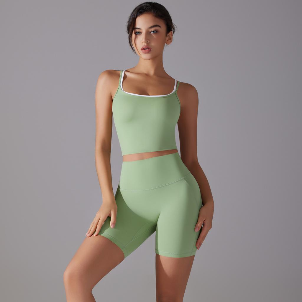 No Trace Back Underwear, High Waist, Hip Lifting, Skin Friendly, No Awkward Lines, Sports Shorts, Running, Fitness, Yoga Set