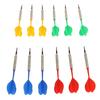 12PCS Soft Tip Darts for Beginners Plastic Professional Indoor Darts Set with 100PCS Dart Tips for Plastic Electronic Dartboard Games