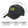 818 Tequila Yellow Logo Denim Baseball Cap Wine Hunting Camping Trucker Hat Summer Unisex Men Casual Design Baseball Caps