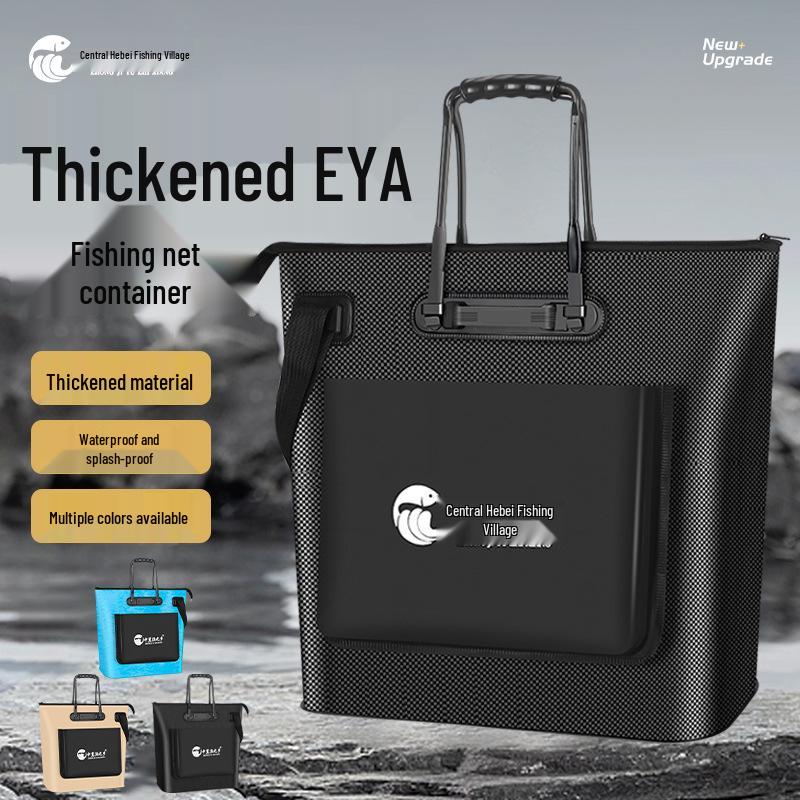 

Багатофункціональна водонепроникна сумка для рибальських снастей зі сховищем для живої риби Small Black Bag