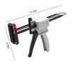 100ml 45g Silicone Glue Gun for Auto Repair Engine 704 Sealed Toothpaste Manual Extrusion Aluminum Tube Glue Applicator