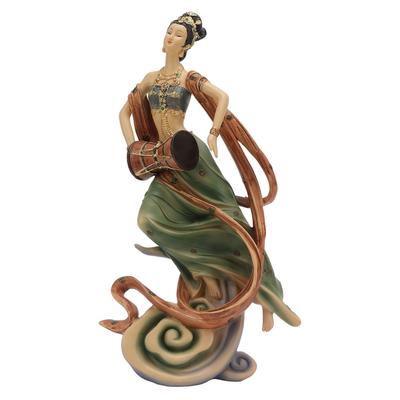 Resin Ancient Beauty Statue Chinese Style Classical Beautiful Women Figurine for Home Office Hotel