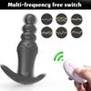Massagem de próstata vibrador anal wearable vibrador vibrador para mulher butt plug estimulador anal contas controle remoto brinquedos sexuais para homem