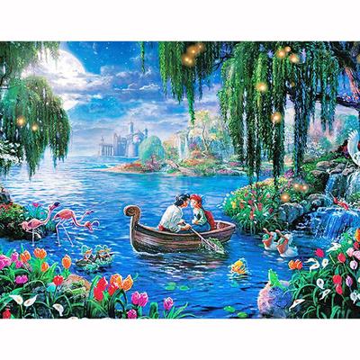 Full 5D Diy Diamond Painting Cartoon Couple Mosaic Embroidery Cross Stitch Home Decor Handmade Gift