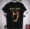 BON JOVI T Shirt Black Tee, for Men Women Full Size VC1752