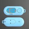 Key Display Digital Electronic Clock Keychain Oval Watch Mini LED Digital Clock  Backpack
