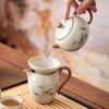 GOWKE Rich Bamboo Ru Kiln Kung Fu Tea Set
