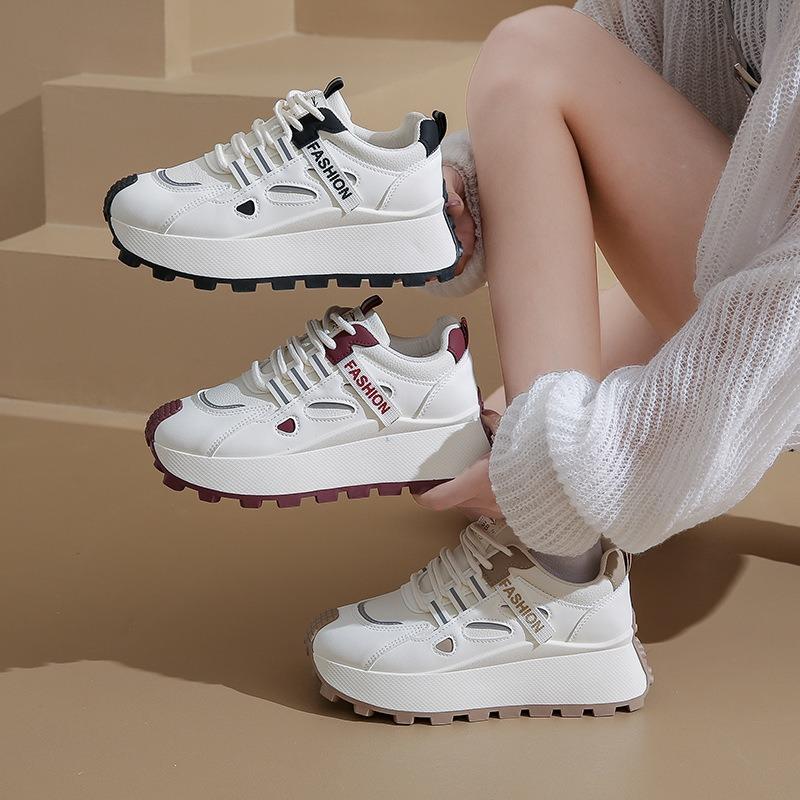 New Dad Shoes Women's Autumn Student Sports Running Casual Shoes Platform Heightening Shoes
