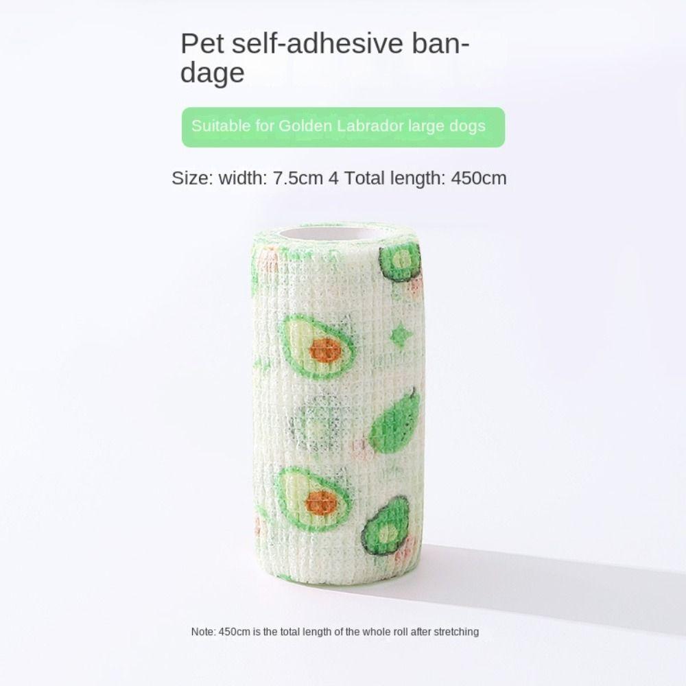 Breathable Dog Foot Covers Anti-dirty Pet Go Out Foot Wrap Durable Pet Self-adhesive Bandage