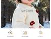 Children's Korean Style Cartoon Knit Hat - Thick, Warm, and Windproof for Boys and Girls.