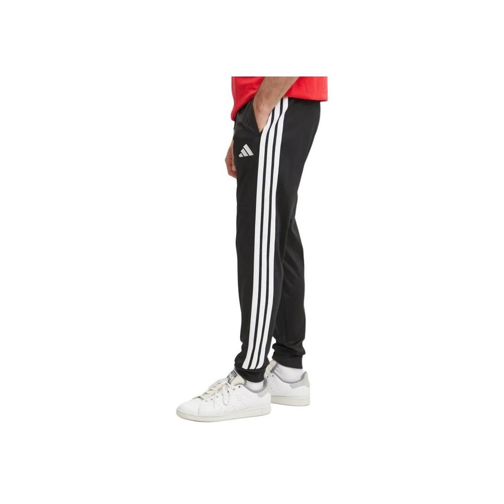 Adidas 3-Stripes Tricot Regular Tapered Track Pants Men Pants Black JI8809