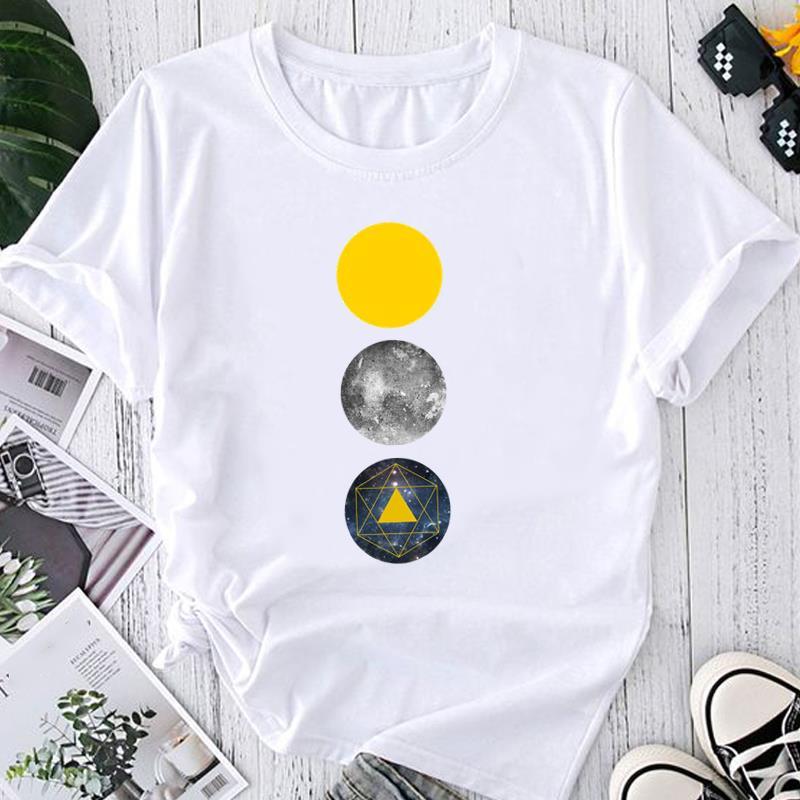 Mingxin cross-border supply chain loose large-size T-shirt round neck short-sleeved women's tide brand European and