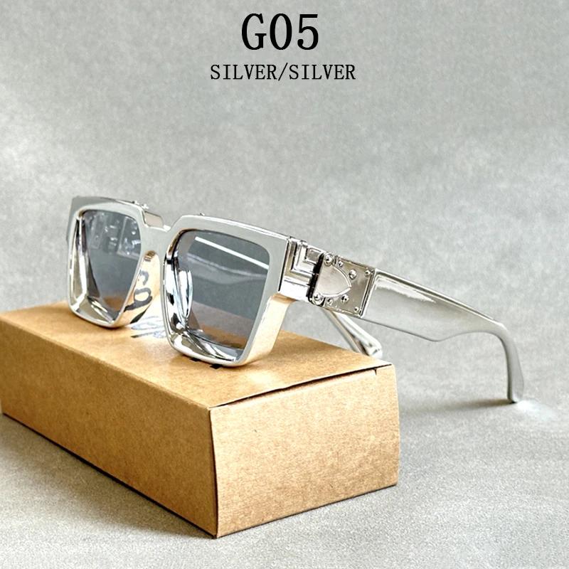 Square Oversized Millionaire Fashion Glasses Luxury Sunglasses For Men Vintage Sunglasses Women Fashion Glasses