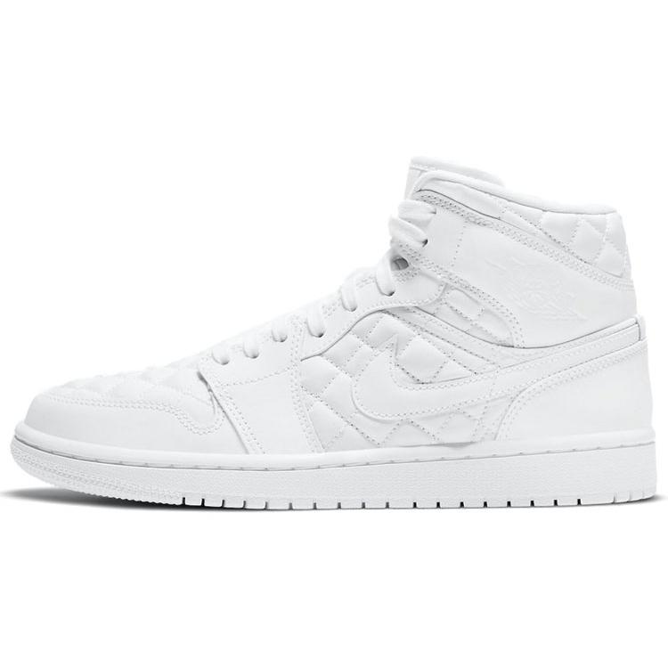

New JORDAN 1 Mid Quilted White Women s DB6078-100 38