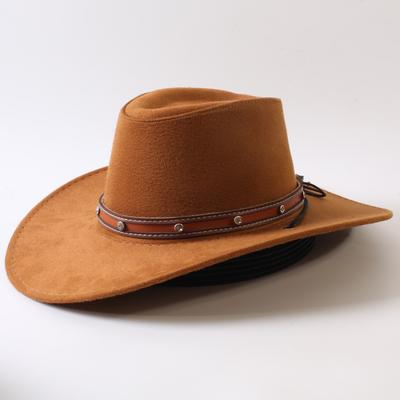 Populaire Europese en Amerikaanse klassieke breedgerande westerse cowboyhoed heren- en damesmode voor buiten anti-zon cowboyhoed jazzhoed
