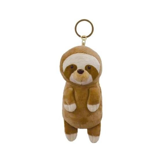 Yamani Tsumamiko Zipper Mascot Sloth Approx. H12.5 x W7 x D5.5cm 11638